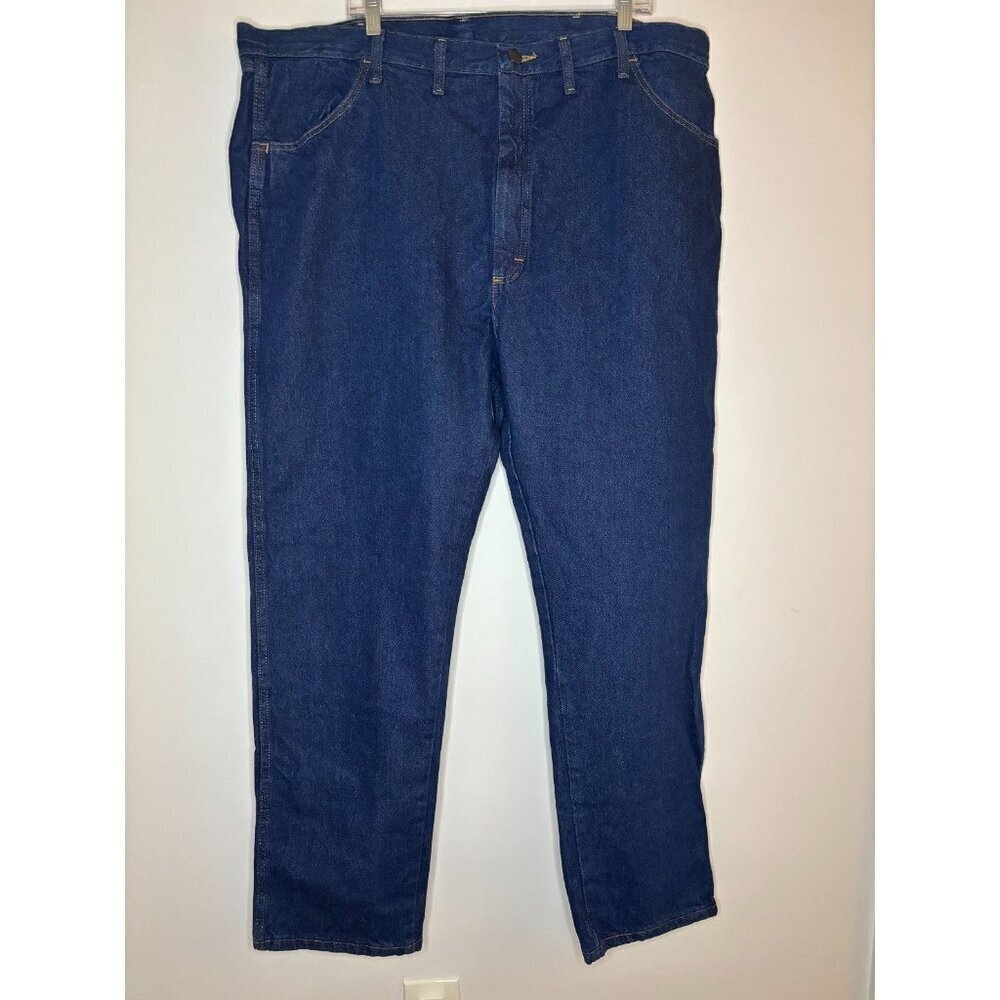 RUSTLER from Wrangler NEW Heavyweight Denim Regular Fit Mens 44X32 Straight Leg
